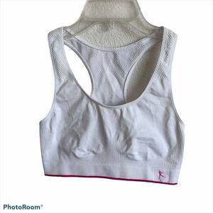 ‎Danskin Now White Sports Bra, Size large